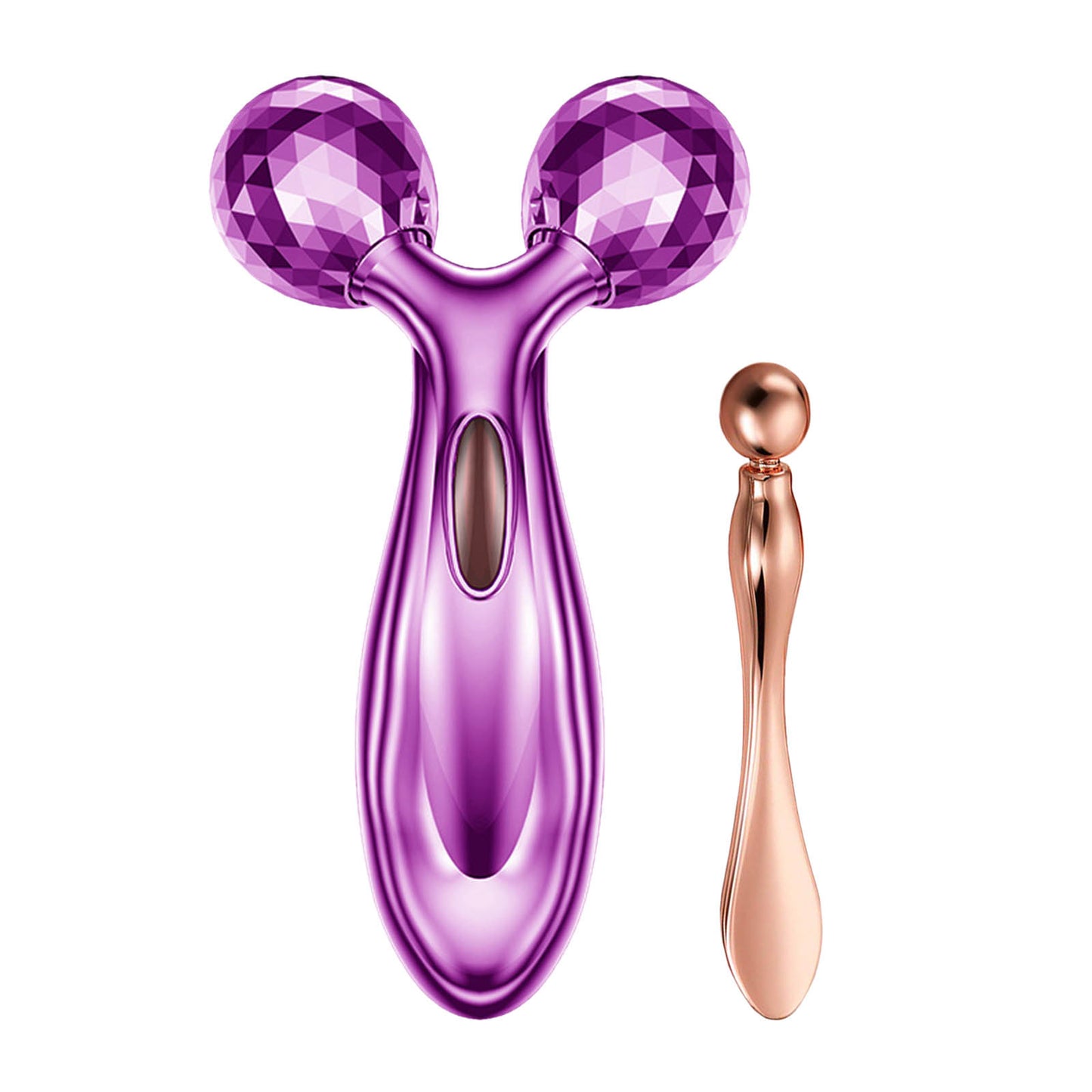UbodyOasis 2-in-1 Face Massager Roller with 3D Roller Technology for Face and Body Wrinkle & Anti-Aging