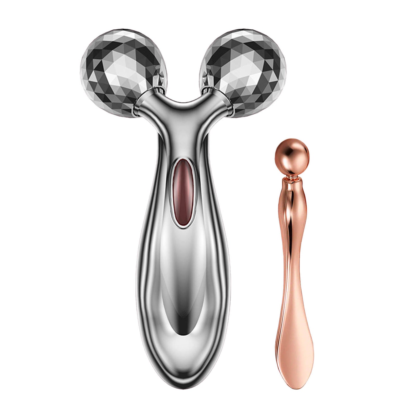 UbodyOasis 2-in-1 Face Massager Roller with 3D Roller Technology for Face and Body Wrinkle & Anti-Aging